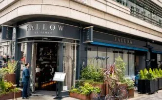 The welcoming entrance to Fallow in St James’s Market